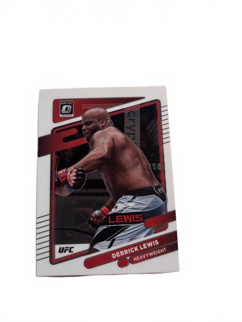 2022 Panini Donruss Optic UFC Derrick Lewis Heavyweight #80